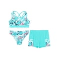 thumbnail image 1 of MSemis Kids Girls Tank Swimwear Set Swim Shorts Briefs Summer Bating Suit Green-3pcs 12, 1 of 5