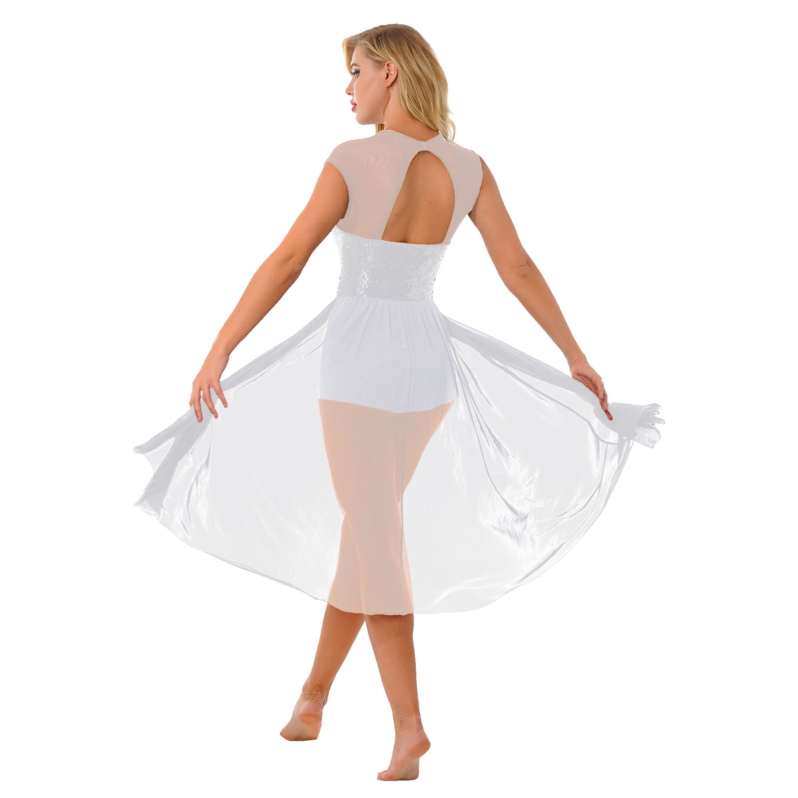Cyravelle Mesh Leotard Dress