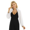 thumbnail image 1 of MSemis Womens Shawl Open Front Bolero Shrugs Jacket Cardigan, 1 of 5
