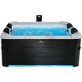 thumbnail image 1 of Open Box MSpa Oslo 6 Person Squared Hot Tub w/Hydro Massage Jets & LED Strip, 1 of 11