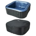 thumbnail image 1 of MSpa Square Inflatable Bubble Spa with Energy Efficient Cover, Tekapo, 1 of 9