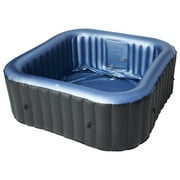 Mspa-USA 6 Person Inflatable Squared Hot Tub with Air Jets Massage System