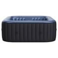 thumbnail image 1 of MSpa Tekapo 6-Person Square Inflatable Bubble Massage Spa, Thermal Cover, Outdoor Hot Tub, 1 of 9