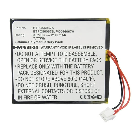 MT-1000C-BTP Battery for Crestron MT-1000C MiniTouch Handheld Wireless Touchpanel Remote Control