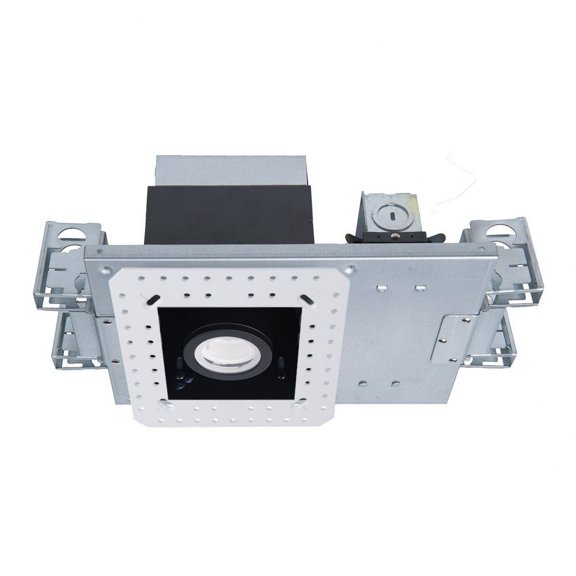 MT-4110L-940-WTBK-WAC Lighting-Silo Multiples - 13.81 Inch 10W 1 LED New Construction IC-Rated Airtight Housing with Light Engine and Invisible