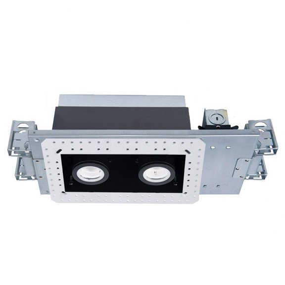 MT-4210L-940-WTBK-WAC Lighting-Silo Multiples - 18.5 Inch 20W 2 LED New Construction IC-Rated Airtight Housing with Light Engine and Invisible