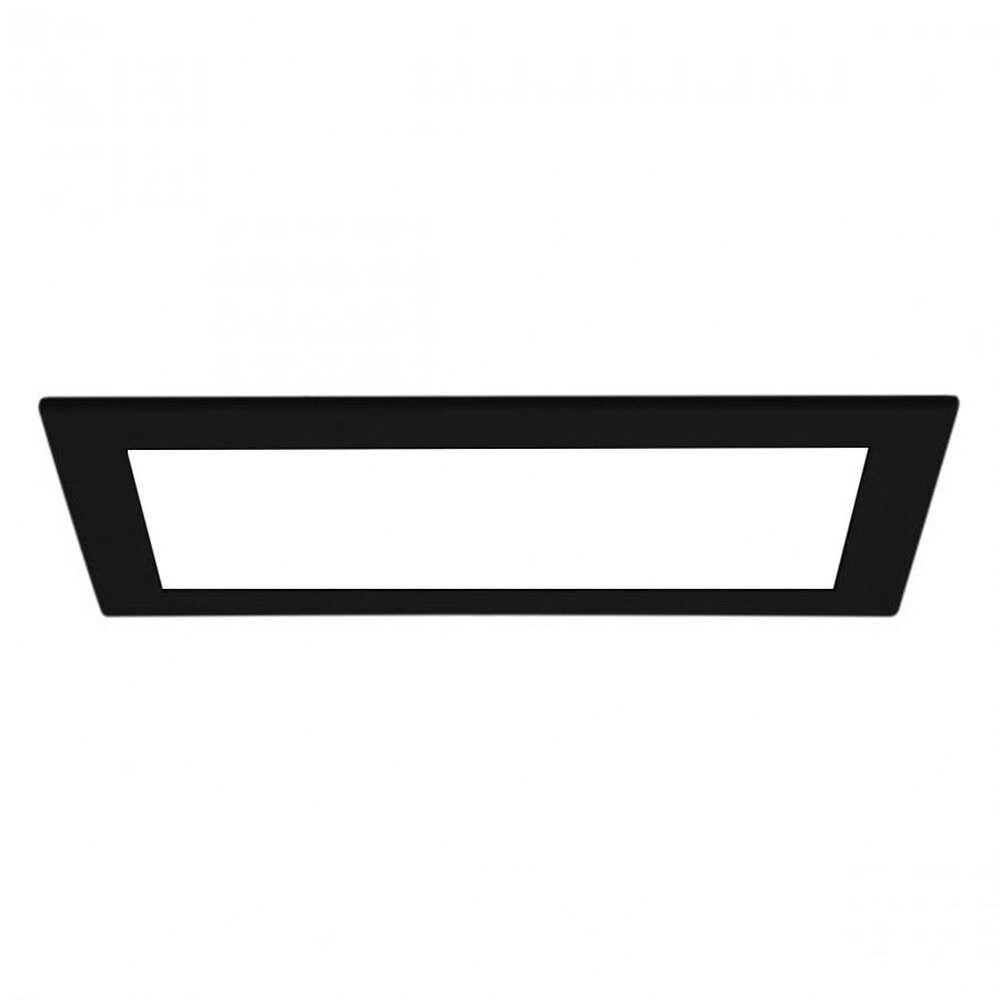 Precision Black Aluminum 10.75" LED Recessed Lighting Trim