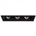 thumbnail image 1 of MT-4LD316N-S927-BK-WAC Lighting-Precision Multiples-48W 90 CRI 3 LED Spot New Construction Housing-7.13 Inches Wide by 6 Inches High-Black Finish-2700, 1 of 2