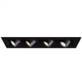 thumbnail image 1 of MT-4LD416N-S30-BK-WAC Lighting-Precision Multiples-64W 90 CRI 4 LED Flood New Construction Housing-7.13 Inches Wide by 6 Inches High, 1 of 2