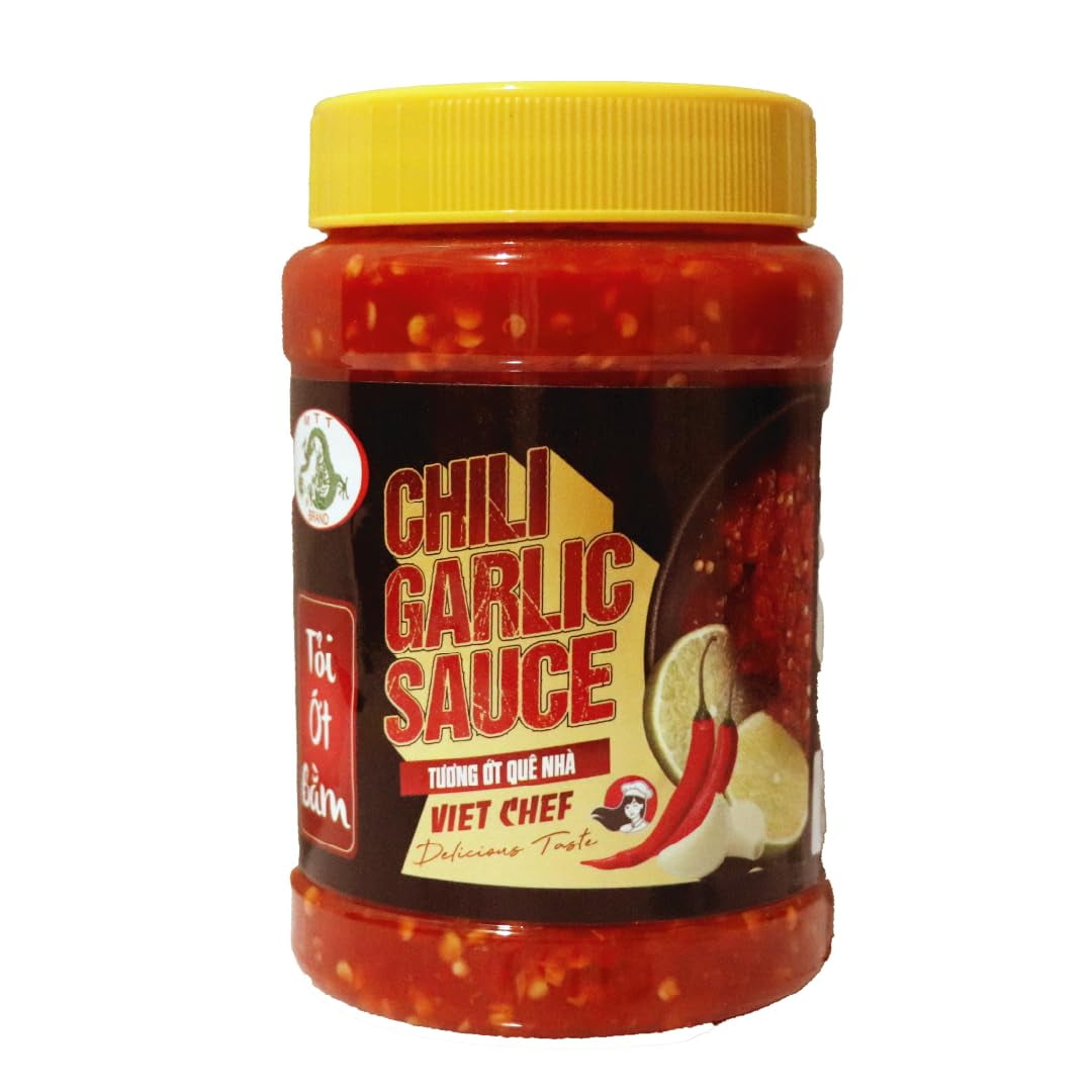 MT Chili Garlic Sauce 17.5oz 2 PACK Extra Hot Chili Sauce