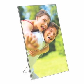 MT Displays Acrylic Photo Frame with Support Portrait