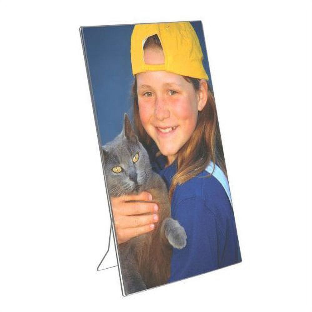 MT Displays Acrylic Photo Frame with Support Portrait