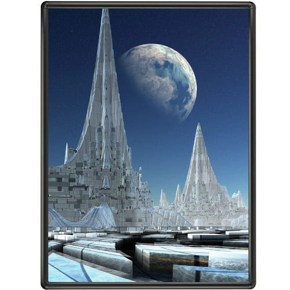 Silver Aluminum Round Corner Wall Picture Frame, 11" x 17"