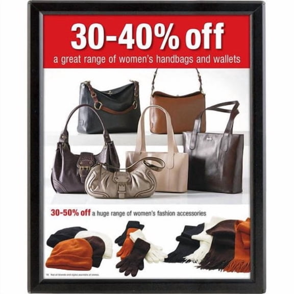 MT Displays Snap Picture Frame with Back Support