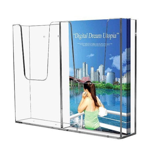 MT Displays Wall Mounted Brochure Rack
