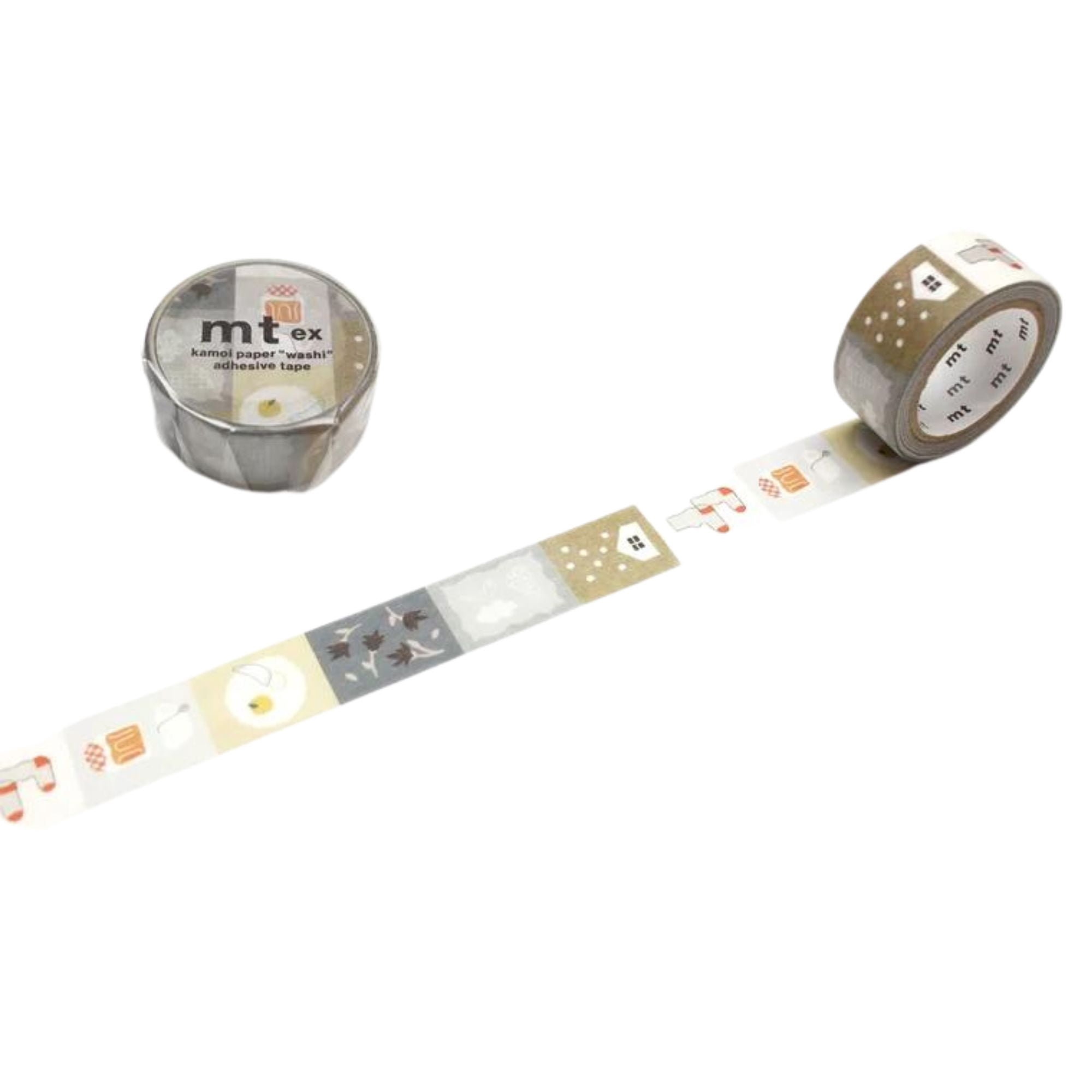 MT Ex Citrus Washi Tape – Dekoratives Klebeband, 15 Mm Breit, 7 M Lang, Wasserfest & Abziehbar