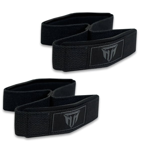 MT Figure 8 Lifting Strap for Deadlift & Weightlifting - Black