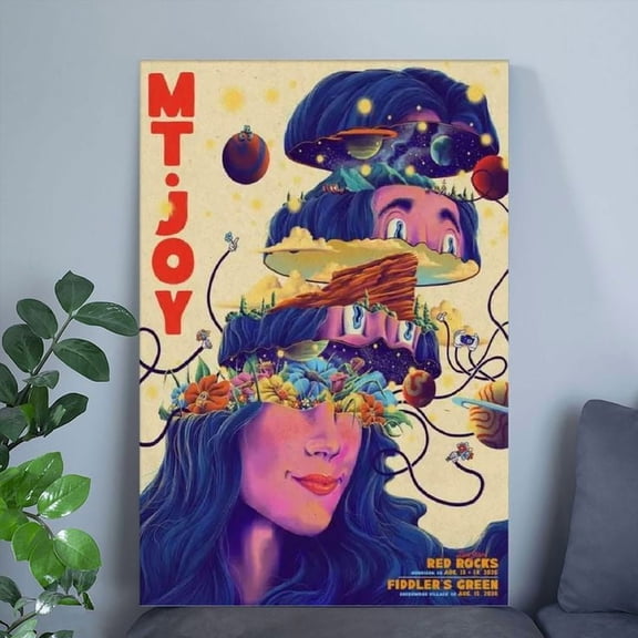 MT. Joy Aug 13-14 2026 Red Rocks Amphitheatre In Morrison CO Poster Size 24''x36'' -Gategoo