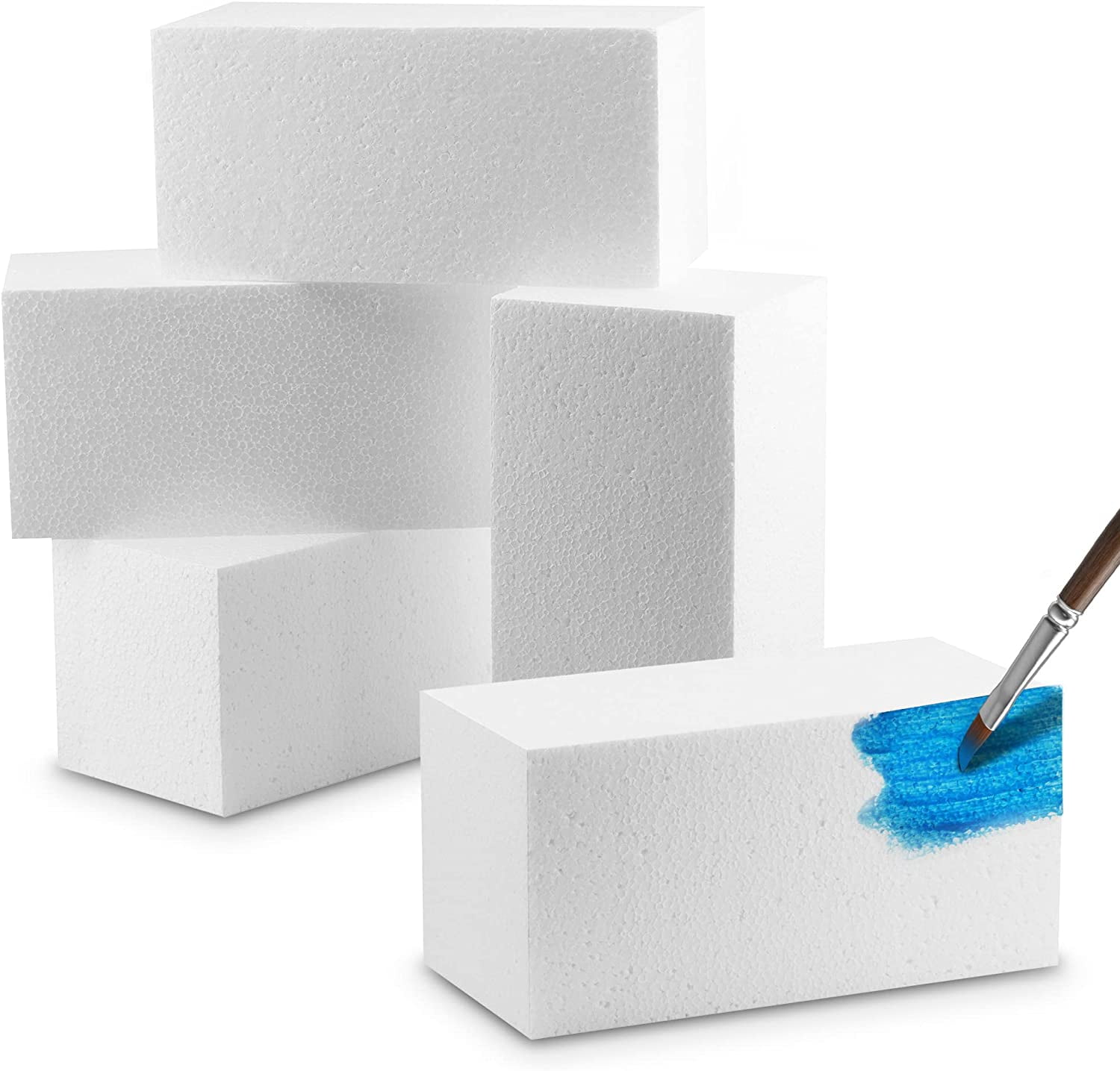 White styrofoam
