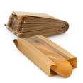 thumbnail image 1 of MT Products Brown Paper Bread Bags 6.5" x 2" x 18" Fold Top - Pack of 50, 1 of 8