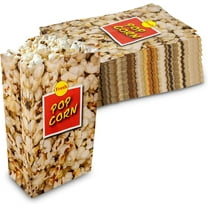 MT Products Popcorn Bags for Party - 1.5 oz Paper Popcorn Holder - Pack of 50