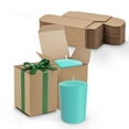 thumbnail image 1 of MT Products Tuck Top Kraft Paperboard Gift Boxes 3" x 3" x 4" - Pack of 30, 1 of 8