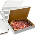 thumbnail image 1 of MT Products White Clay Coated Pizza Box 10" x 10" x 1.5" - Pack of 20, 1 of 8