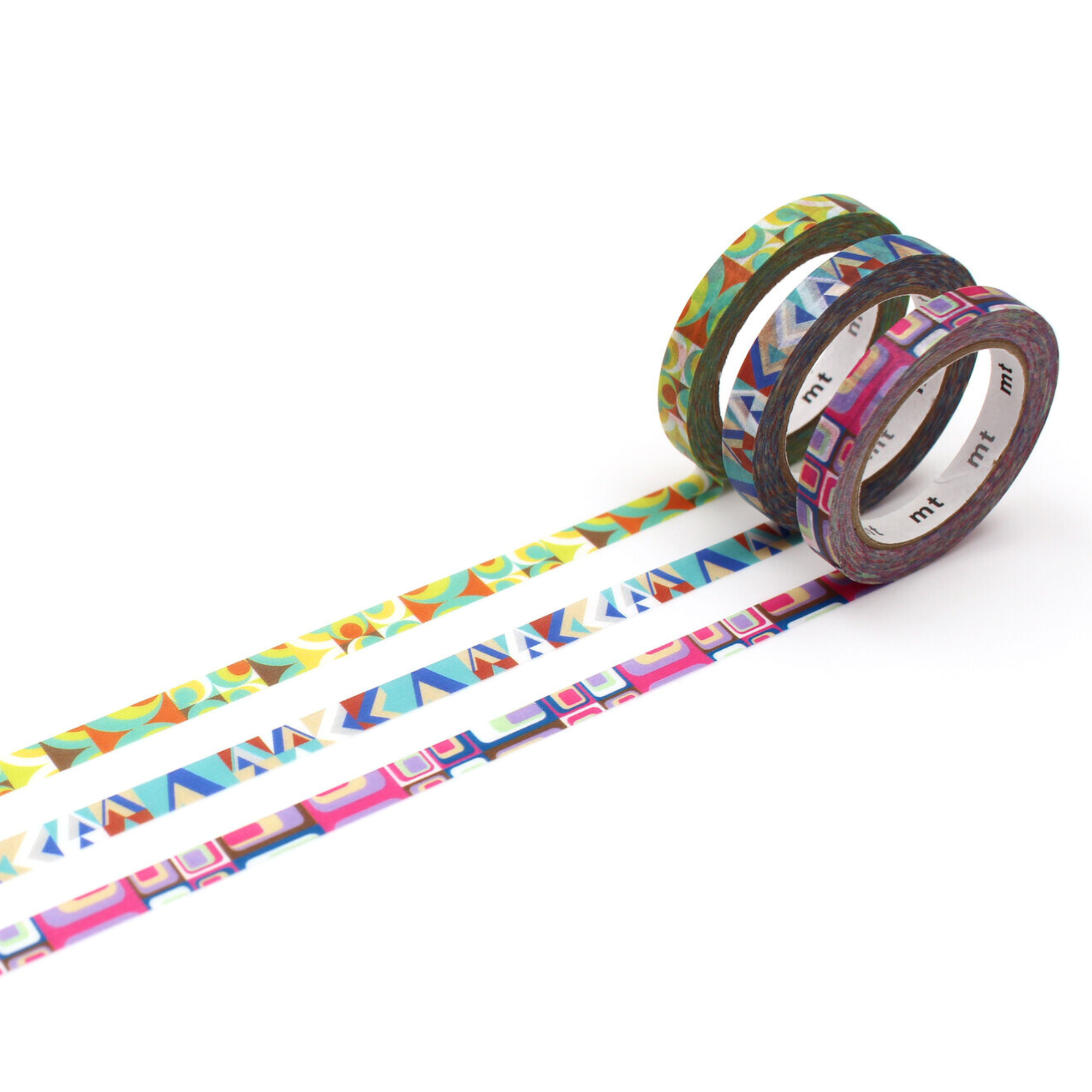 Mt Patterns Washi Tape - Heart Stamp Blue - 15 Mm X 7 M