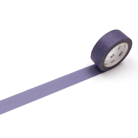 MT Solid Washi Paper Masking Tape: 3/5 in. x 23 ft. (Dark Violet) MT01P555