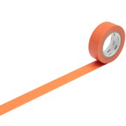 MT Solids Washi Paper Masking Tape [Produced in Japan] 3/5 in. x 33 ft. / Ninjin Carrot