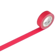 MT Solids Washi Paper Masking Tape [Produced in Japan] 3/5 in. x 33 ft. Red