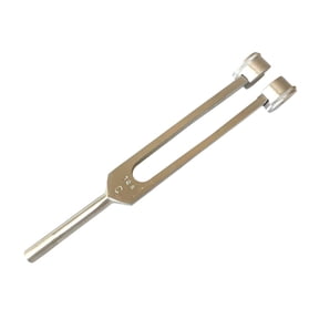 MT Tuning Fork 128 Hz Stainless Steel for Healing Chakra, Sound Therapy, Meditation, 1-Count