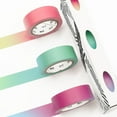thumbnail image 1 of MT Washi Masking Tape - Kamoi Paper Washi Adhesive Tape - 15mm * 7m - Fluorescent Gradation - Set of 3, 1 of 4
