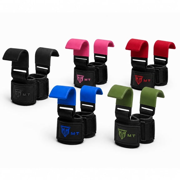 MT Power Lifting Hook Bar for Weightlifting, Pull Ups, Deadlifts and Heavy Lift