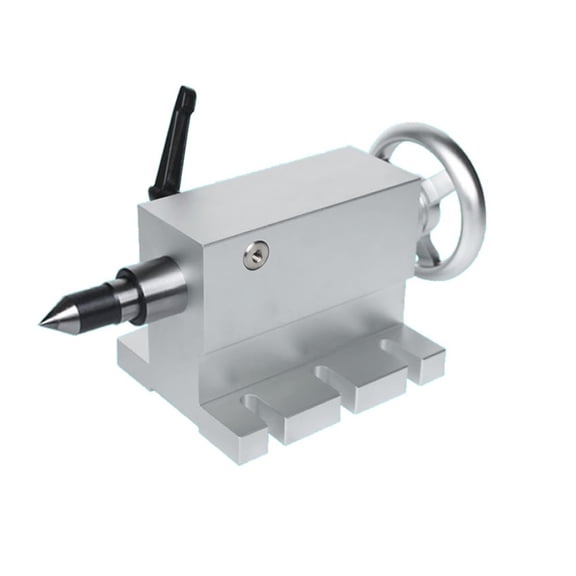 MT2 CNC Tailstock Telescopic Stroke 45MM Center Height 65MM For 4 Axis MT2 Rotary Axis Woodworking Lathe Tools ,Easy to Use