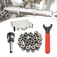 thumbnail image 1 of MT2 ER32 M10 Spring Collet Chuck Set Morse Taper +Spanner Shank For CNC Millling, 1 of 17