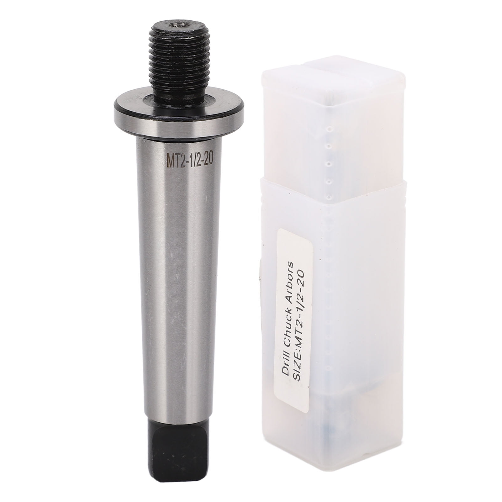 MT2 Shank to 1/2in?20 Manganese Steel Threaded Drill Chuck Arbor for