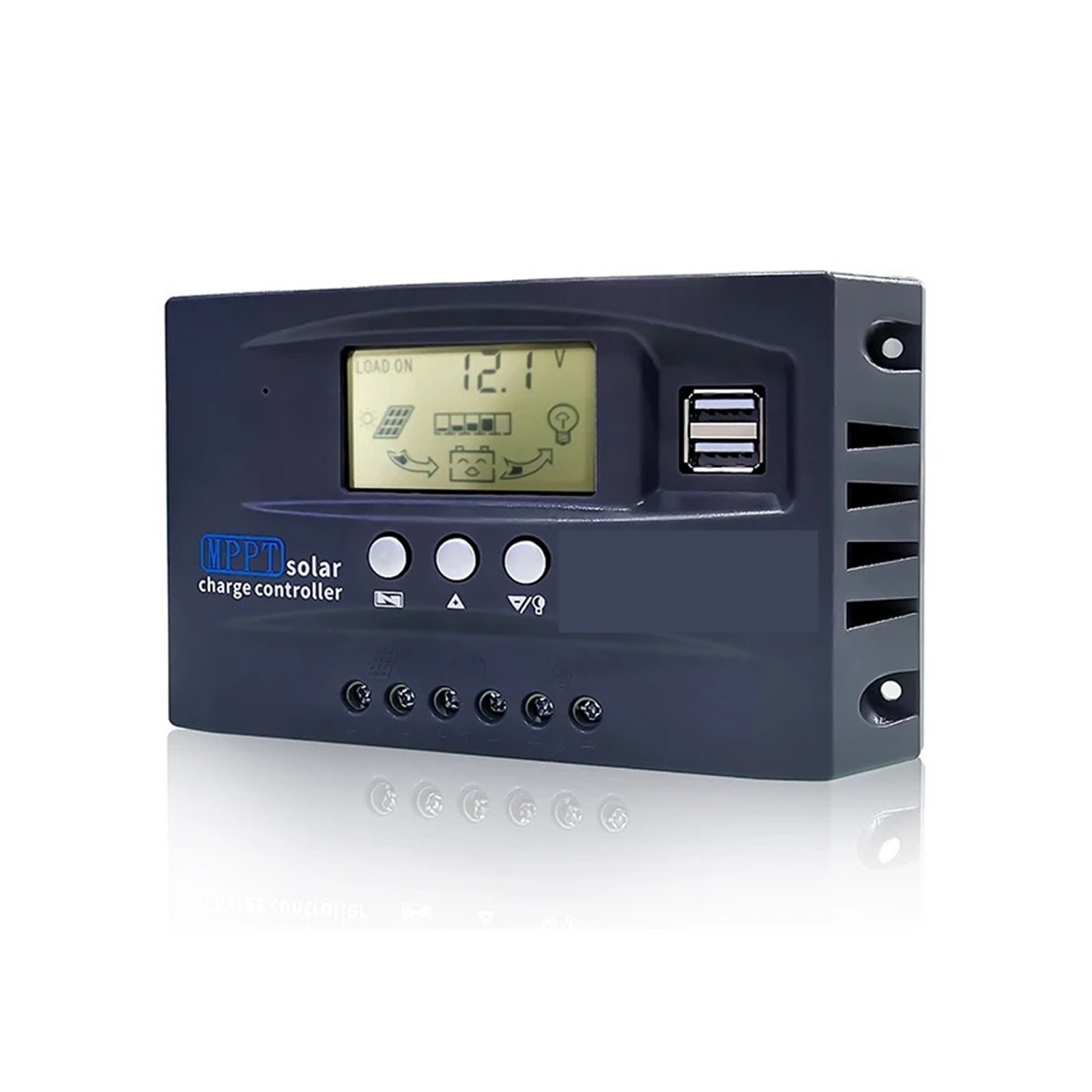 MT30 MPPT 30A Solar Controller 12V 24V Auto Solar Cell Panel Charger Regulator Dual USB LCD Display ,Excellent Performance and Stability