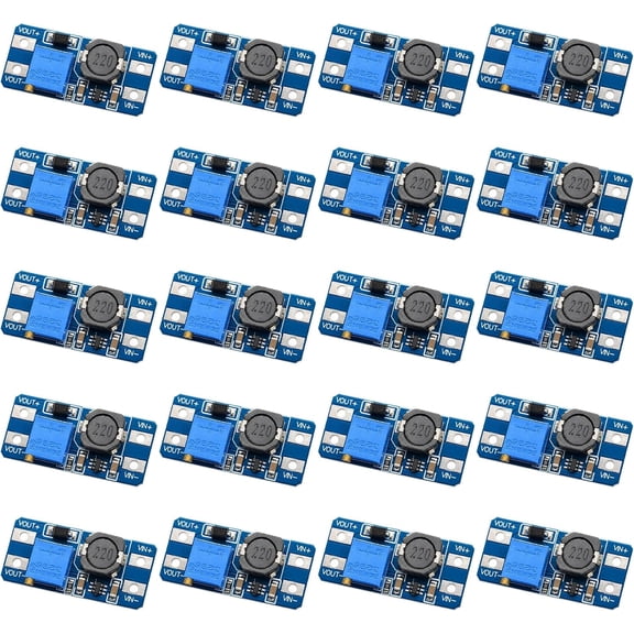 MT3608 Boost Converter Module, Adjustable DC DC Step Up Voltage Regulator Board 20 Pack