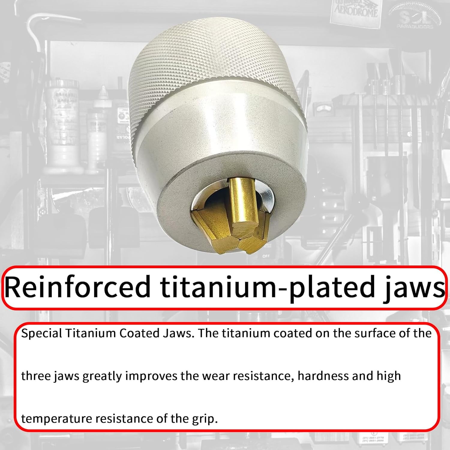R8 Drill Chuck 1/8-5/8 Inch 3-16mm Heavy Duty Keyless Integral Shank 7