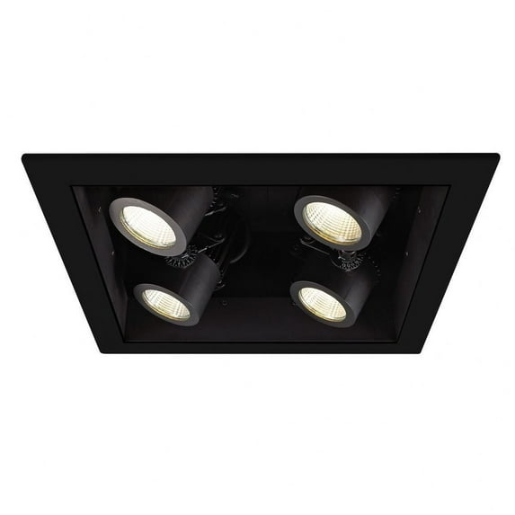MT4LD221NE-S930-BK-WAC Lighting-Precision Multiples - 19.63 Inch 46W 4 LED Flood Reccessed Housing-3000 Color Temperature-90 Color Rendering