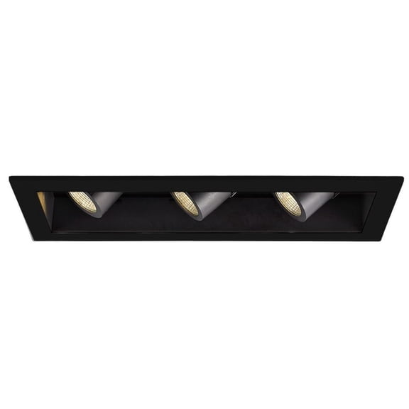 MT4LD311NE-S930-BK-WAC Lighting-Precision Multiples - 24.31 Inch 34.5W 3 LED Flood Reccessed Housing