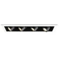 thumbnail image 1 of MT4LD416NE-S27-BK-WAC Lighting-Precision Multiples  29 Inch 46W 4 LED Flood Reccessed Housing-Black Finish-20 Beam Spread-85 Color Rendering, 1 of 2