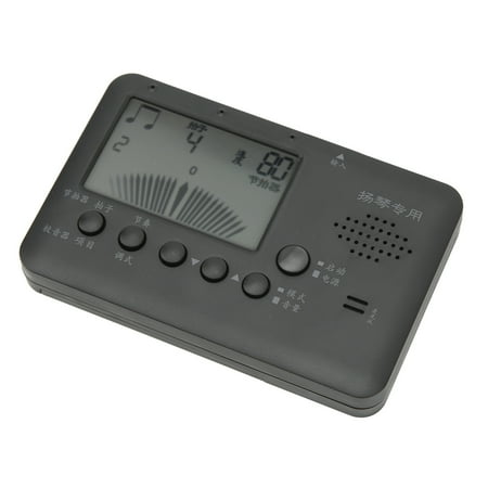 MT520Y Dulcimer Tuner, 3-in-1 Digital Metronome and Tone Generator for Traditional Music Instruments, Black