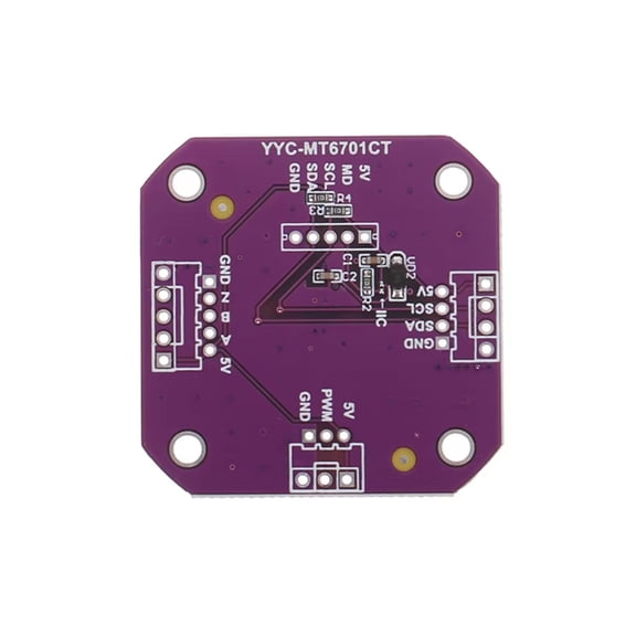 MT6701 12-Bit Module with I2C/SPI for Robotics , Detection, -40C to 85C
