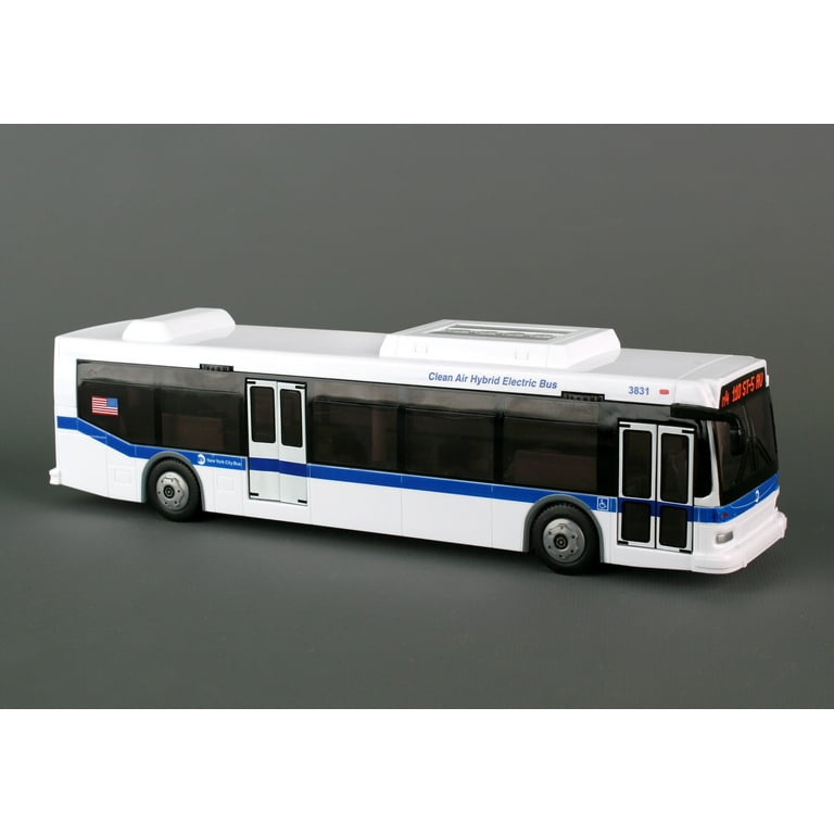mtan MTA 11 Inch Diecast Model Bus with Moving Doors and Rolling