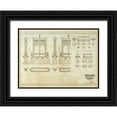 thumbnail image 1 of MTA 18x14 Black Ornate Wood Framed with Double Matting Museum Art Print Titled - B And T 2, 1 of 4