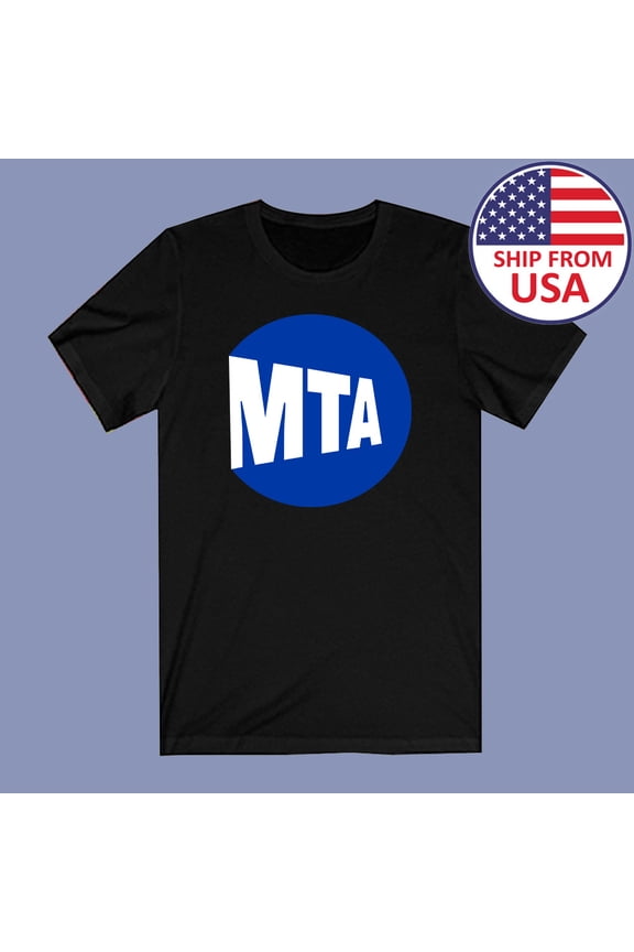 MTA Metropolitan Transit Authority Black T-Shirt Size S to 3XL