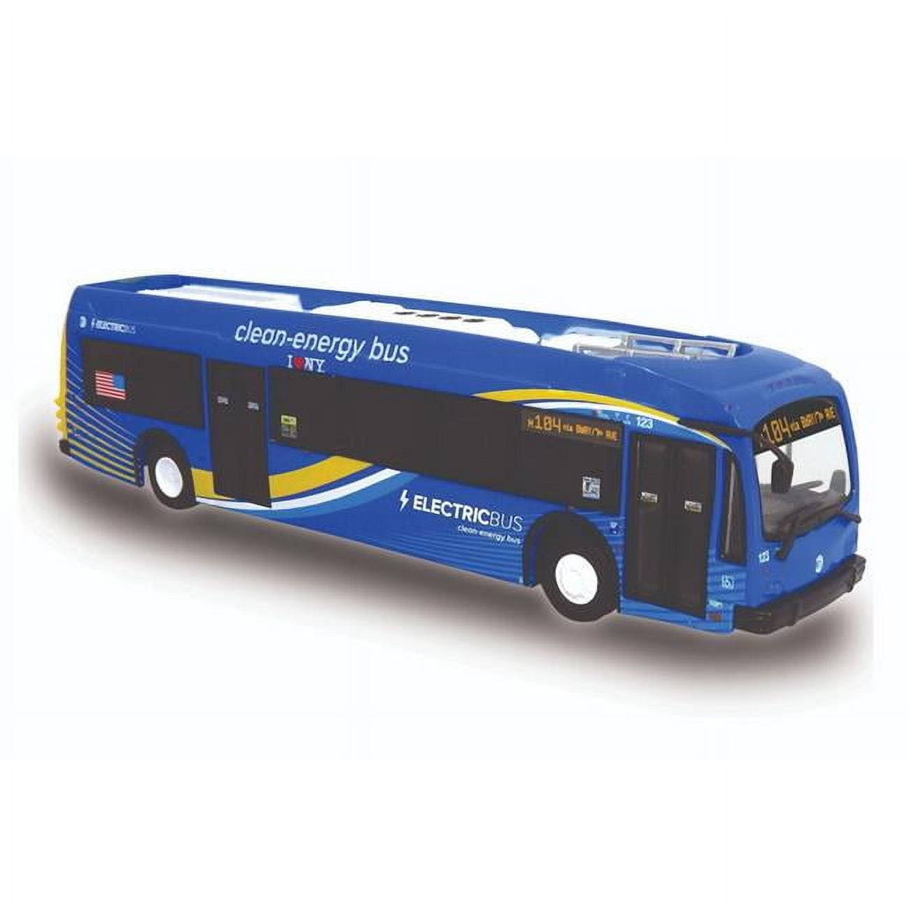MTA Protera Electric Hybrid Model Bus, Blue & Gold - Walmart.com