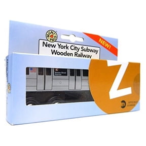Munipals Wooden MTA New York City NYC Subway Z Train Nassau Street Express Wooden Railway Car